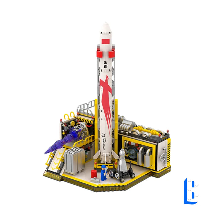 La rampe de lancement de la fusée Dreamworks