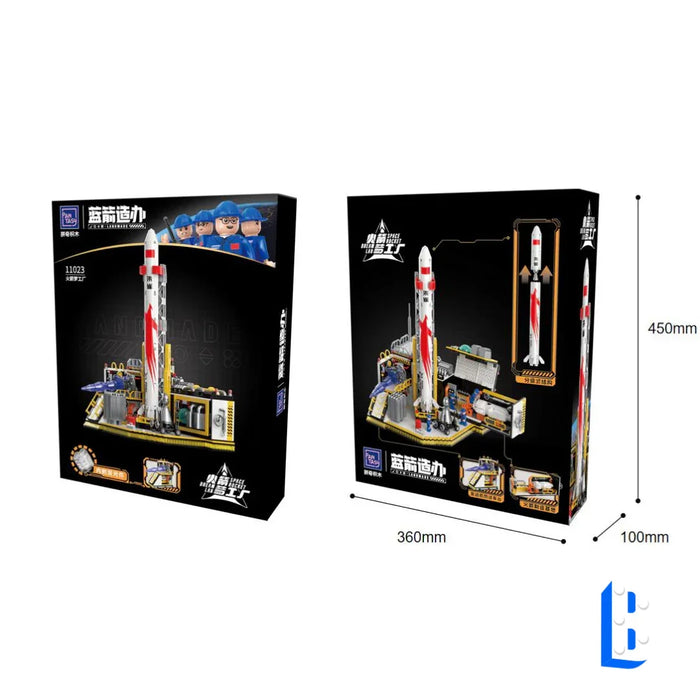 La rampe de lancement de la fusée Dreamworks