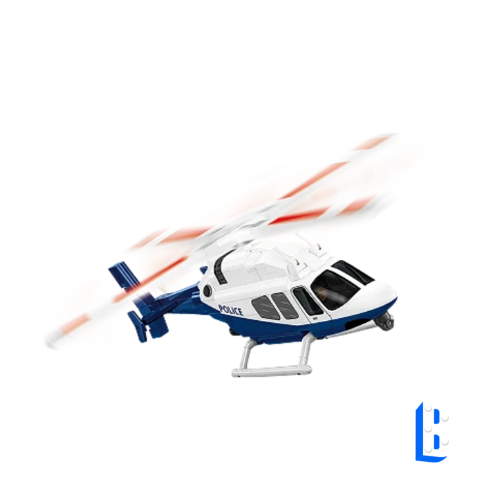 L'hélicoptère de la police Bell407