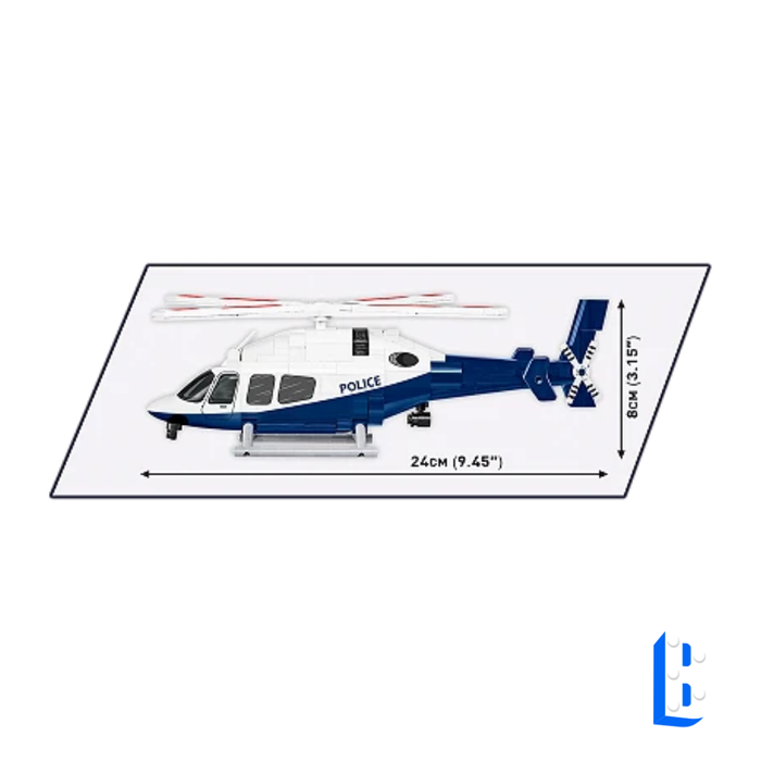 L'hélicoptère de la police Bell407