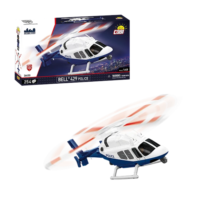 L'hélicoptère de la police Bell407