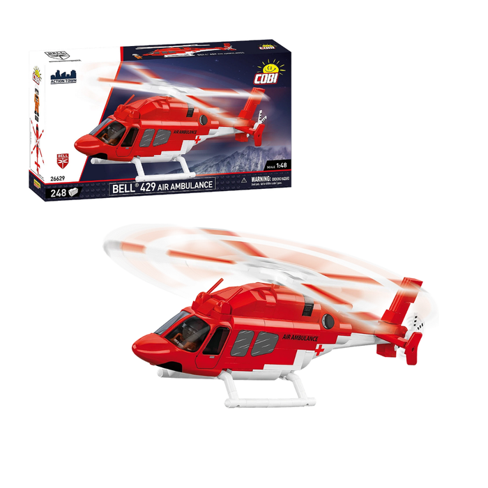 L'hélicoptère de l'ambulance Bell407