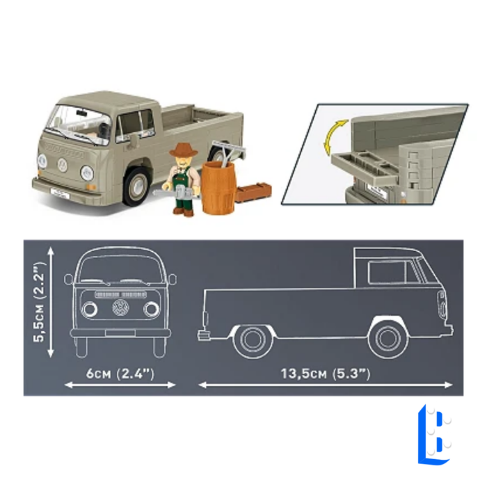 VOLKSWAGEN T2a camion à plateau