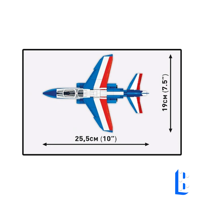 L'alfa Jet de la patrouille de France