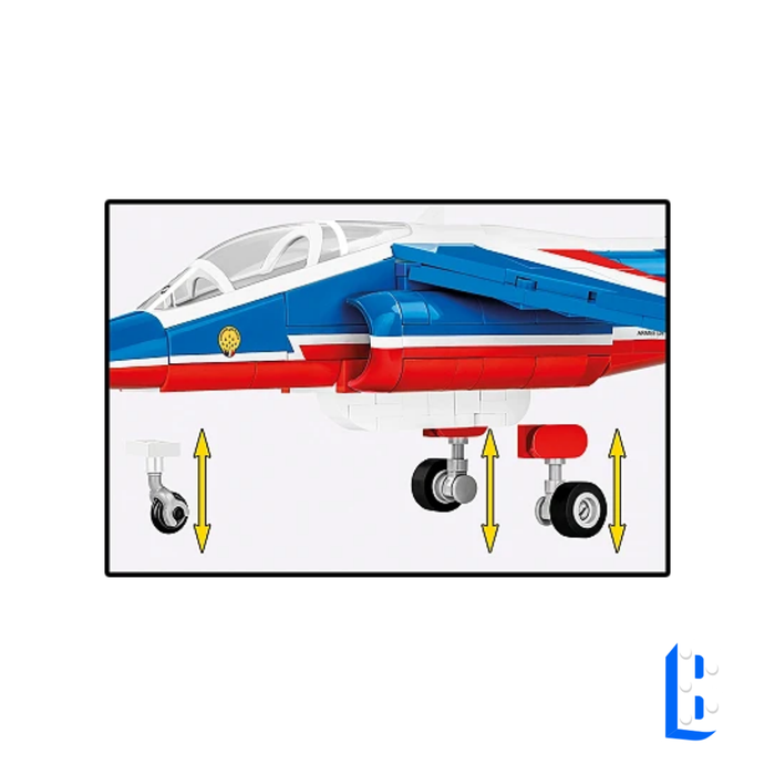 L'alfa Jet de la patrouille de France