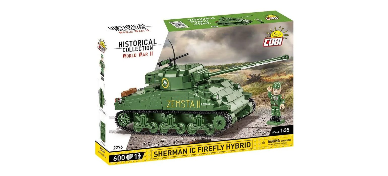 COBI Sherman IC Firefly Hybrid #2276 - Set Mattoncini Modellismo Militare - Foto 3