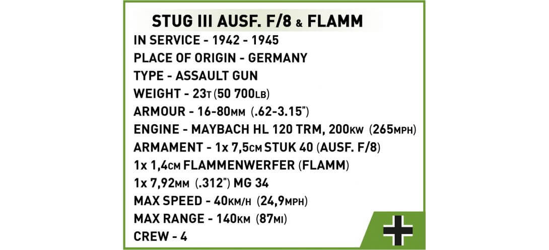 Char StuG III Ausf. F Flammpanzer - Allemagne