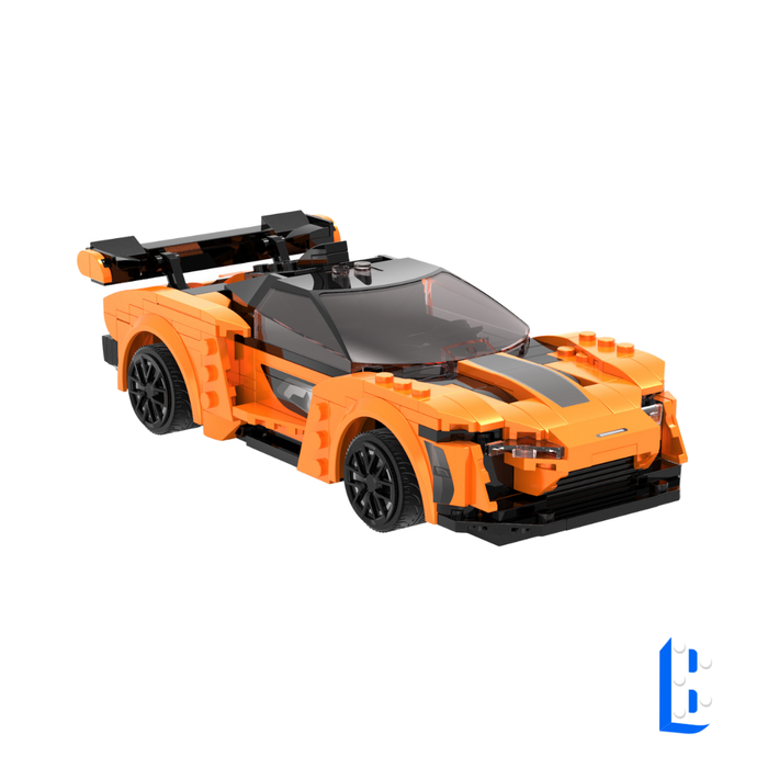 51075 La voiture de course orange