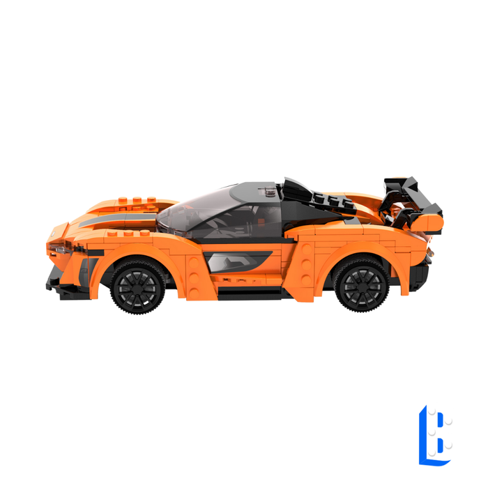 51075 La voiture de course orange