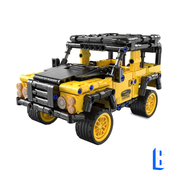 52028 Le 4x4 jaune - Pull back