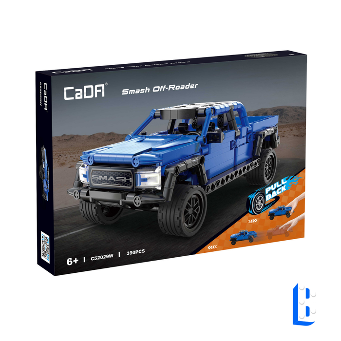 52029 Le 4x4 bleu - Pull back