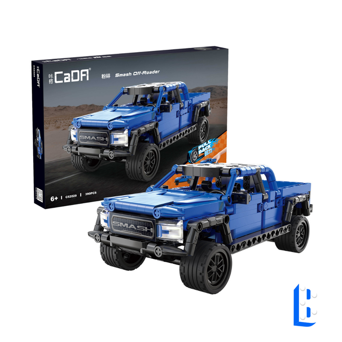 52029 Le 4x4 bleu - Pull back