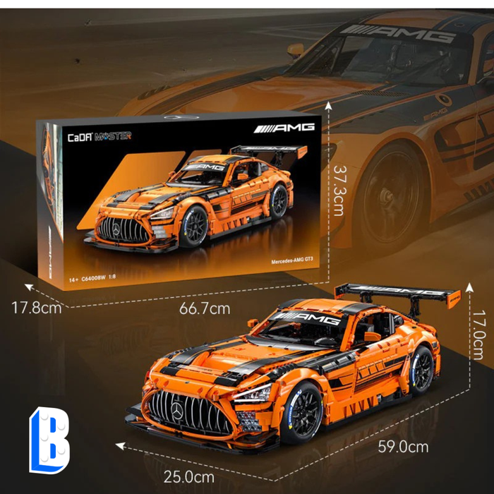 Mercedes AMG GT3 échelle 1:8