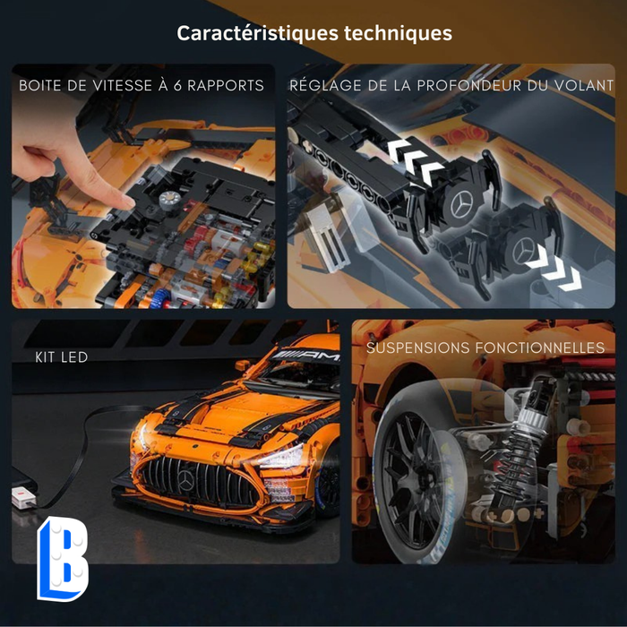 Mercedes AMG GT3 échelle 1:8