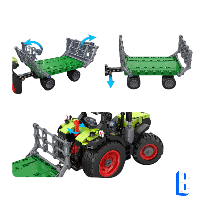 Claas Le tracteur et sa remorque Arion
