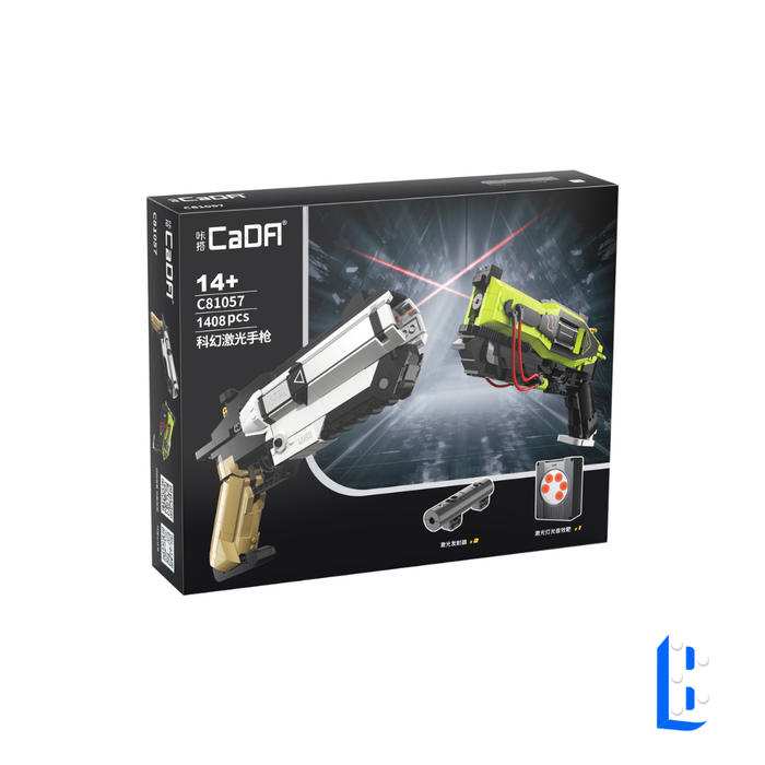 Les pistolets laser (cible incluse)