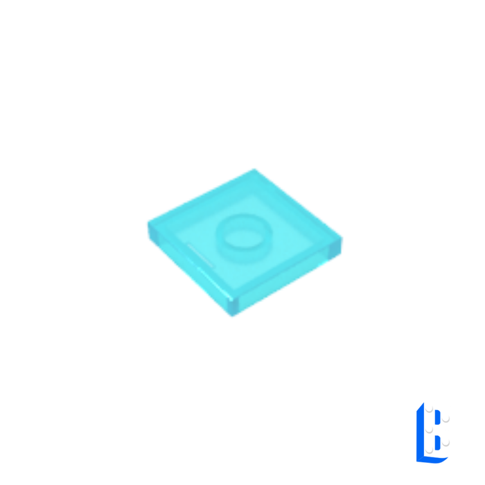 Tile 2x2 - Trans Light Blue