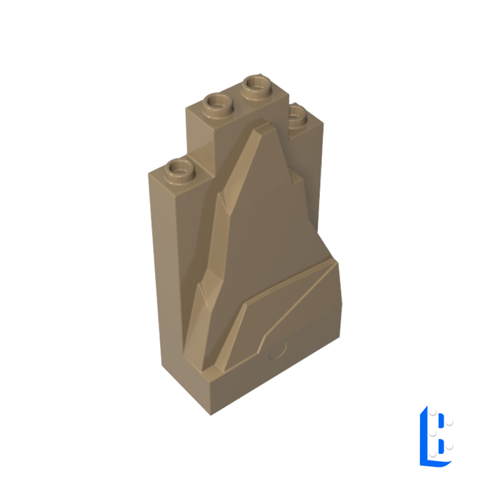 Rocher 2x4x6 - Dark Tan