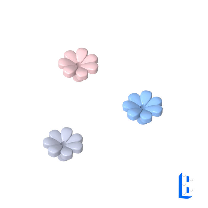 Fleurs - Bright Light Blue