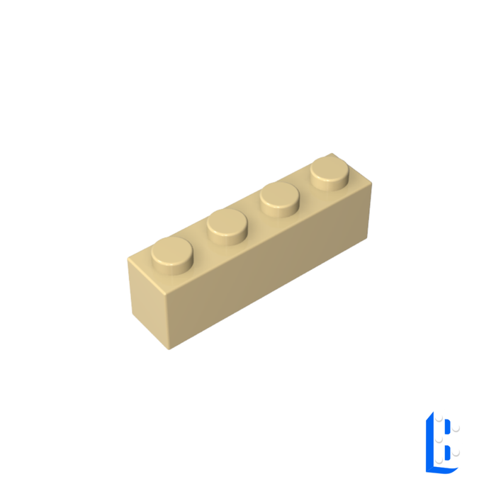 Brique 1x4 - Tan