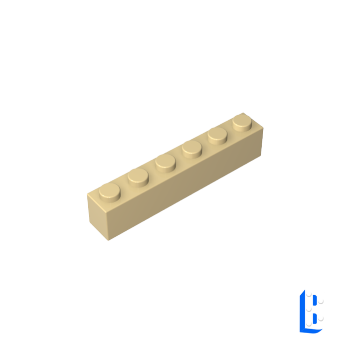 Brique 1x6 - Tan