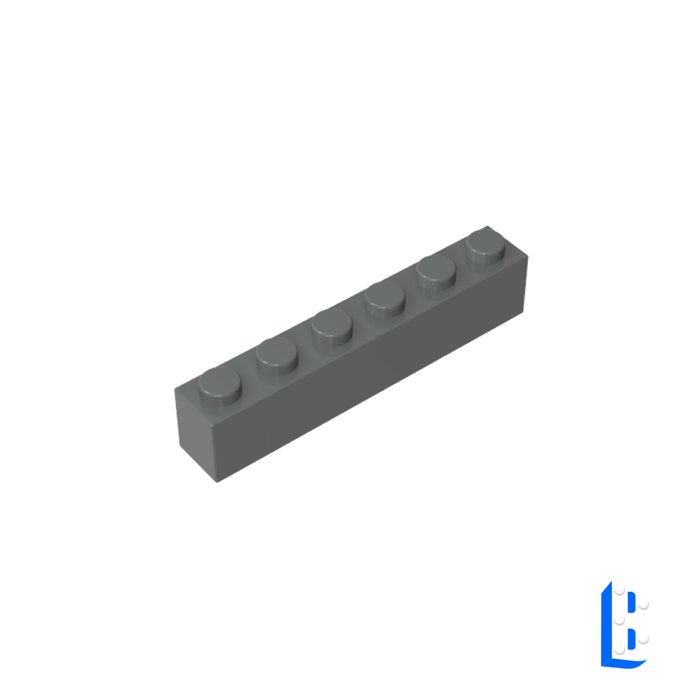 Brique 1x6 - Dark Bluish Gray