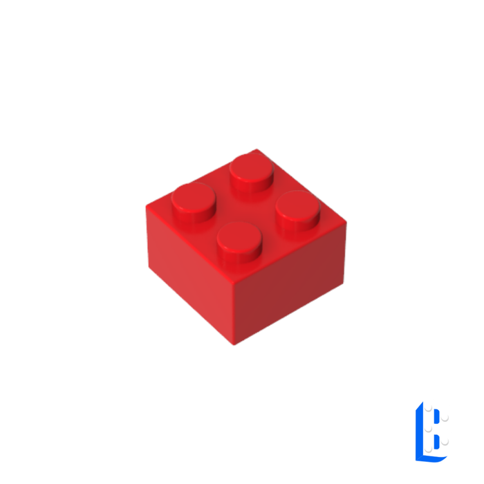 Brique 2x2 - Red