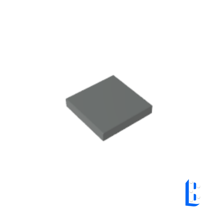 Tile 2x2 - Dark Bluish Gray