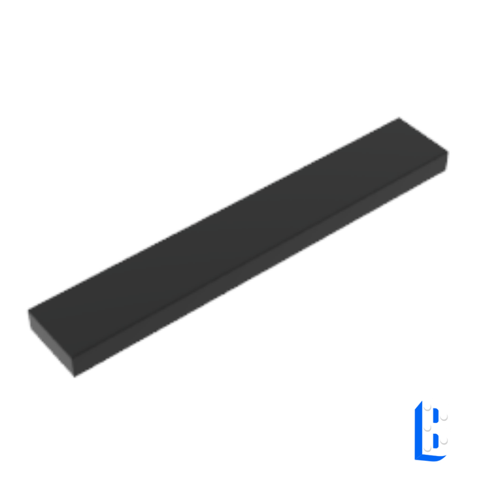 Tile 1x6 - Black