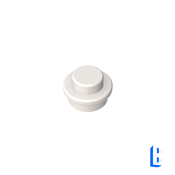 Plate 1x1 Rond - White