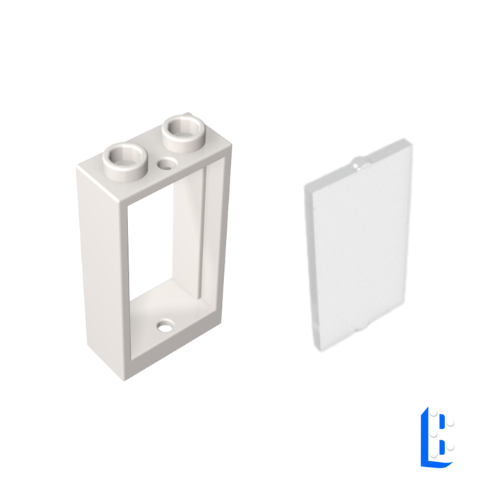 Fenêtre 1x2x3 et vitre - White