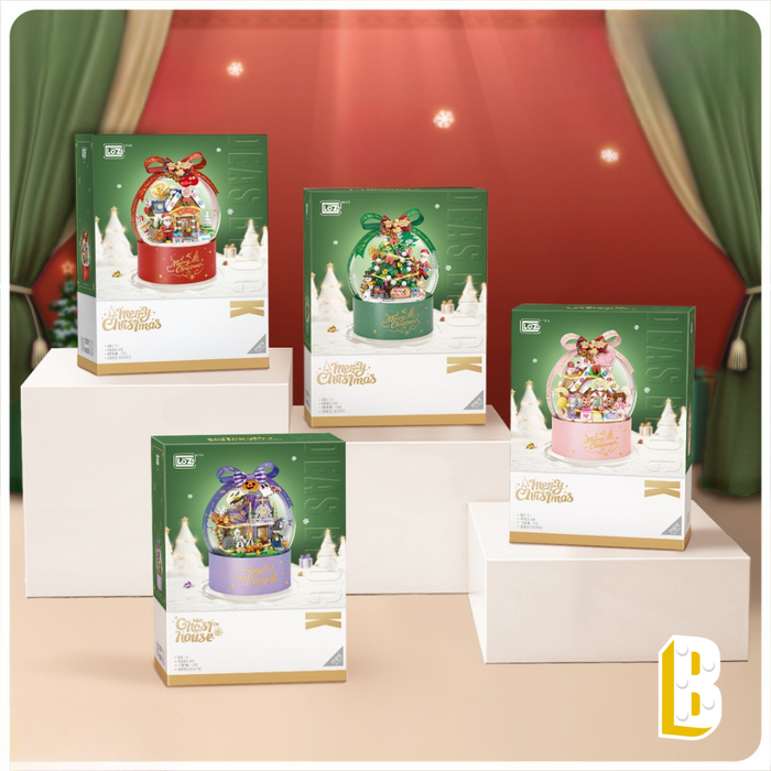 Boule à neige illuminée - Le sapin de Noël