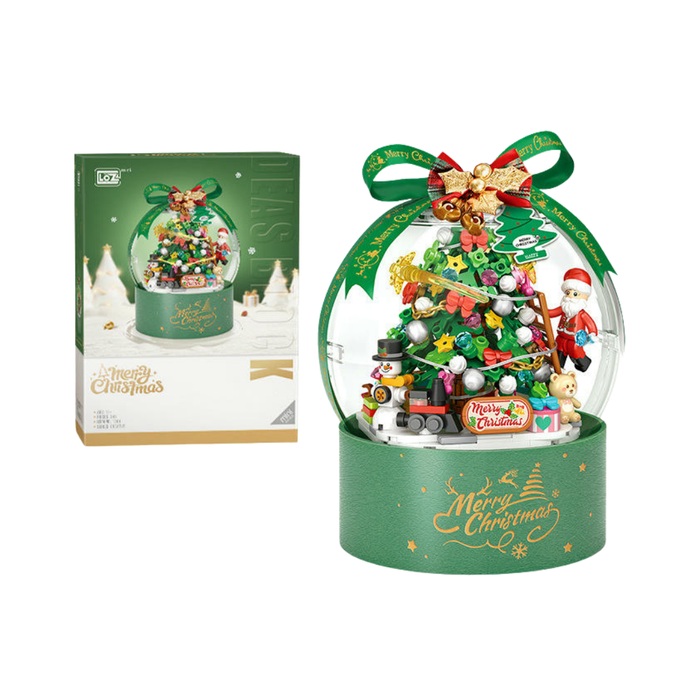 Boule à neige illuminée - Le sapin de Noël