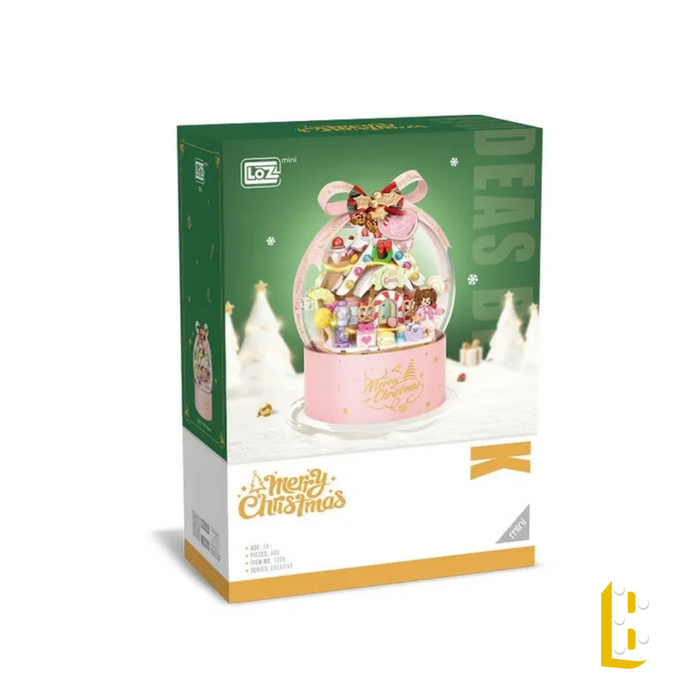 Loz Boule à neige illuminée - La maison en bonbons
