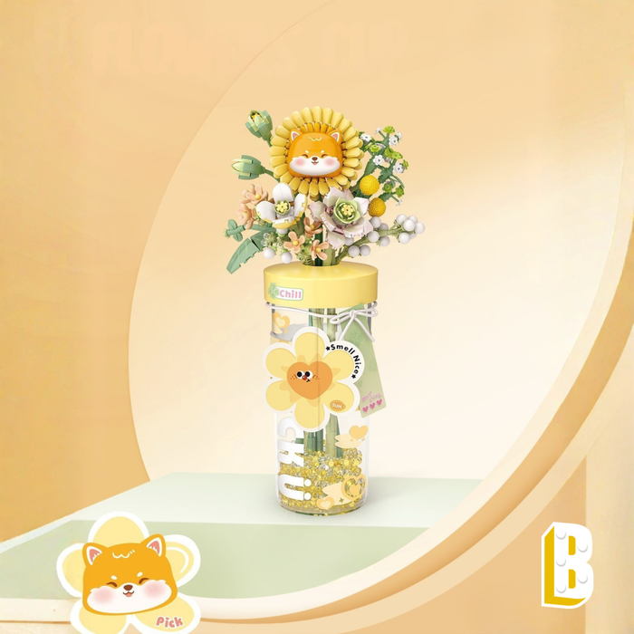 La cup fleurie jaune