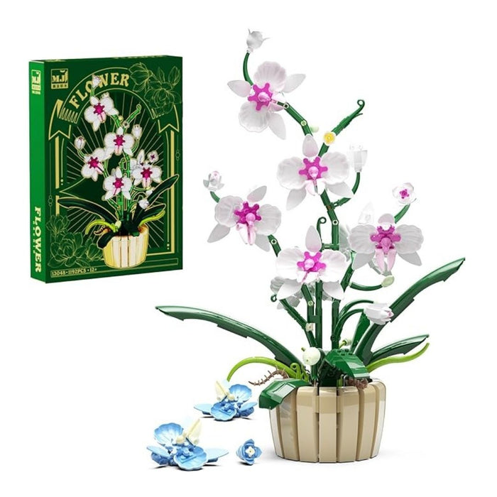 L'orchidée aux pétales interchangeable (vase inclus)