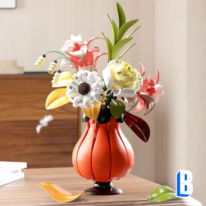 Le bouquet d'automne (vase inclus)