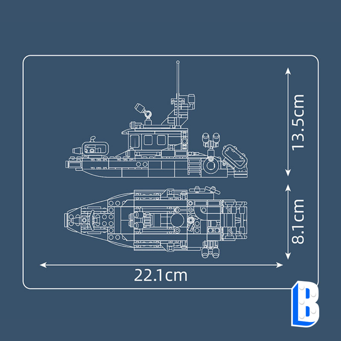 Le bateau des pompiers