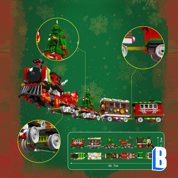 Le train de Noël version robot