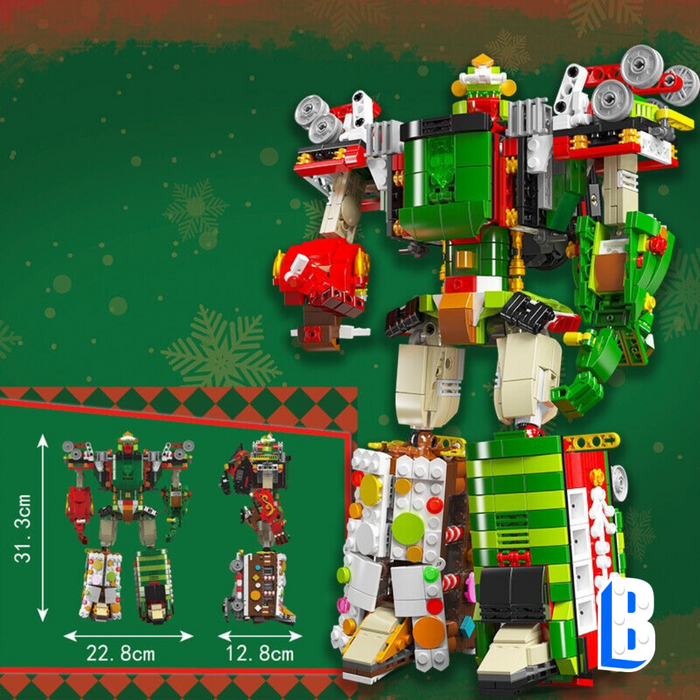 Le train de Noël version robot