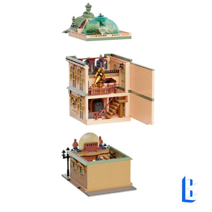 L'horloge astronomique de Prague - Kit moteur et LED inclus