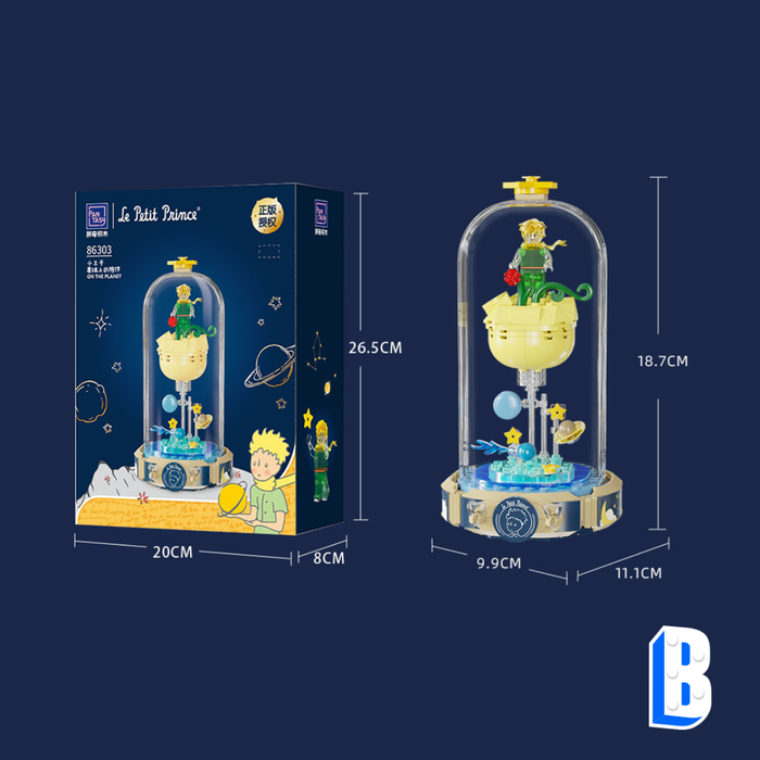 Le Petit Prince® Le globe du Petit Prince sur sa planète B612