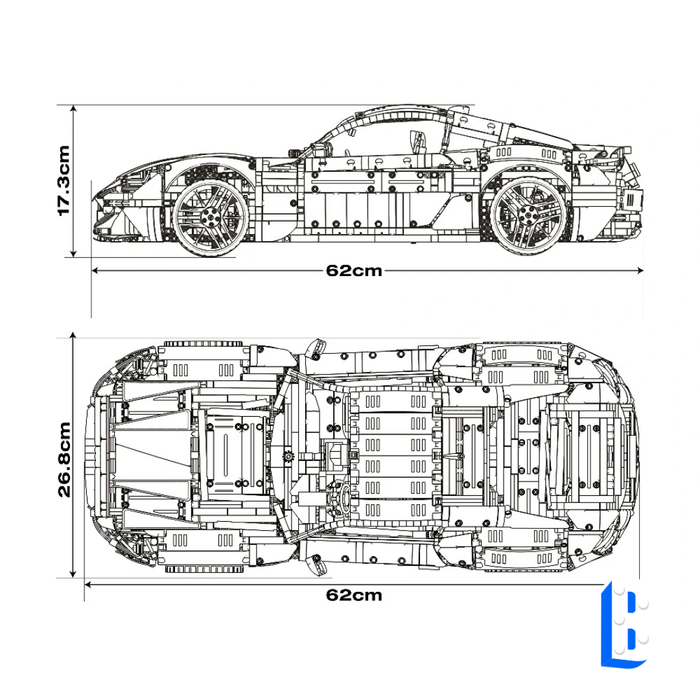 Maserati échelle 1:8 RC