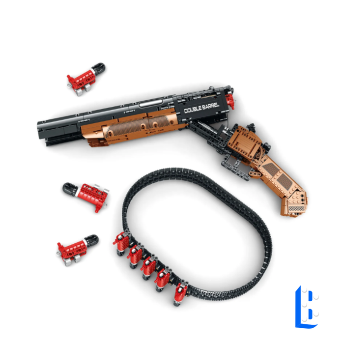 Le fusil à double canon