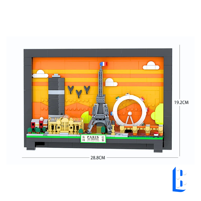 La carte postale de Paris