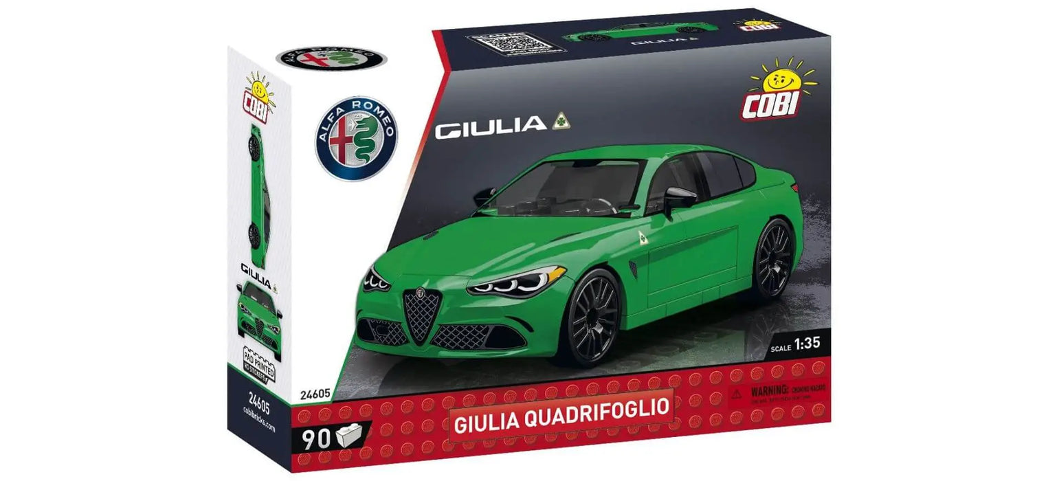 Alfa Romeo Giulia Quadrifoglio verte échelle 1:35