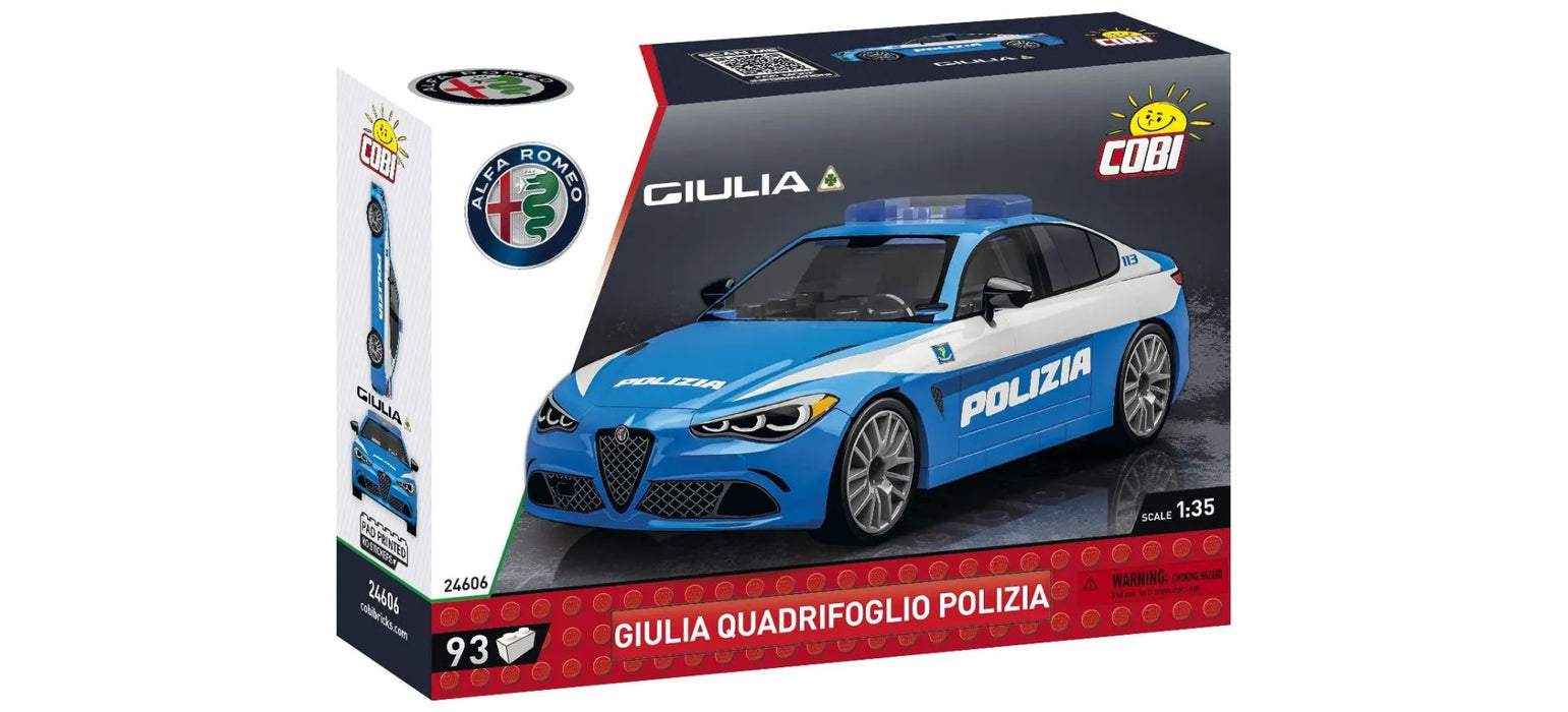Alfa Romeo Giulia Quadrifoglio Police échelle 1:35