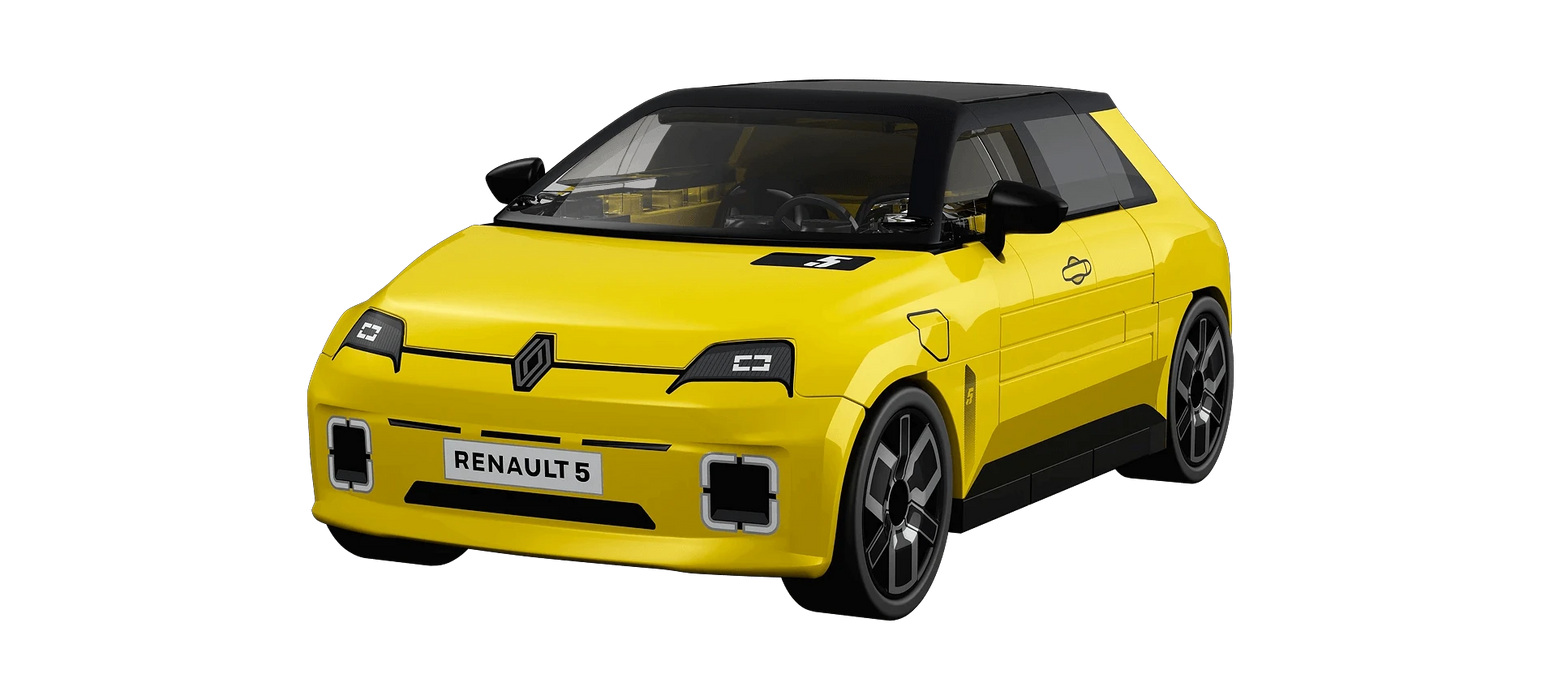 Renault E-Tech jaune échelle 1:35
