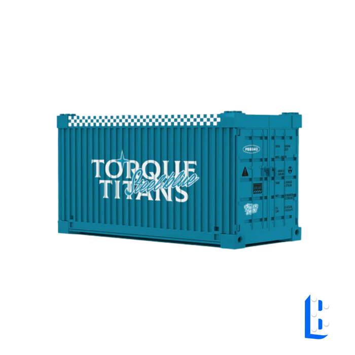 Le pick-up bleu clair (vitrine inclus)