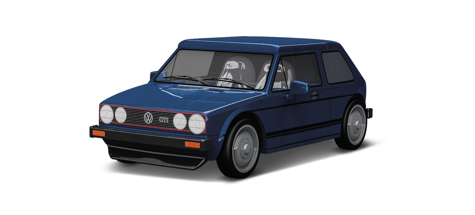 Volkswagen Golf GTI bleue 1976-1983 échelle 1:35